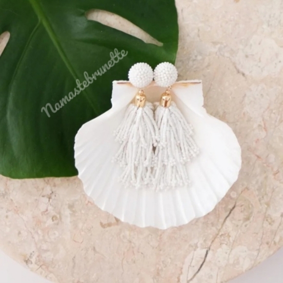 $55 Rachel Zoe Panacea Beaded Tassel Earrings - Picture 7 of 14